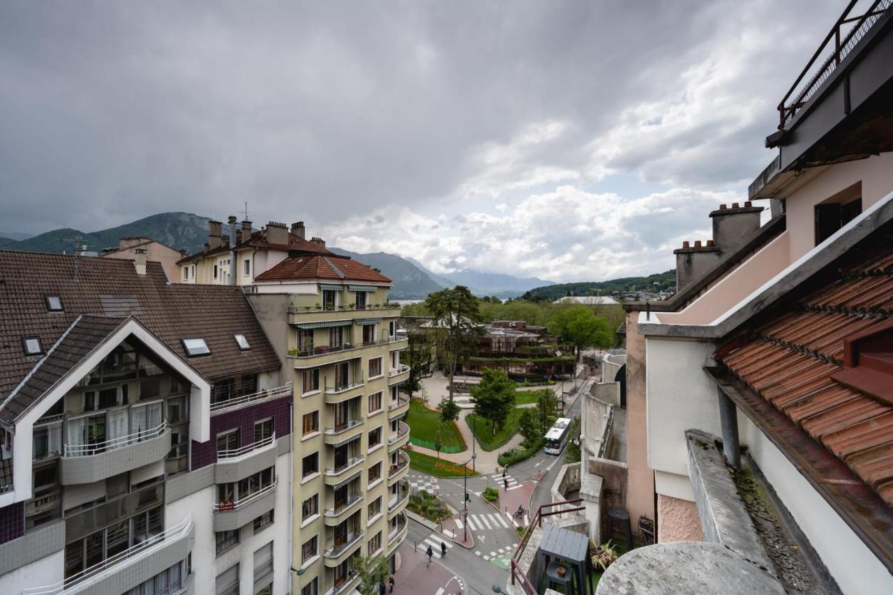 Le Nid Du Favre I - Charming Studio With Stunning Lake View อานซี ภายนอก รูปภาพ